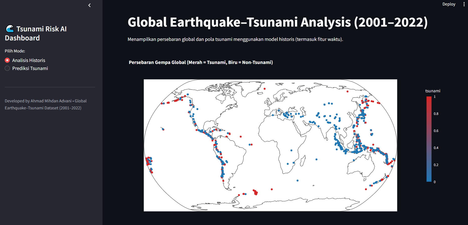 Global Earthquake–Tsunami Risk Prediction using Machine Learning